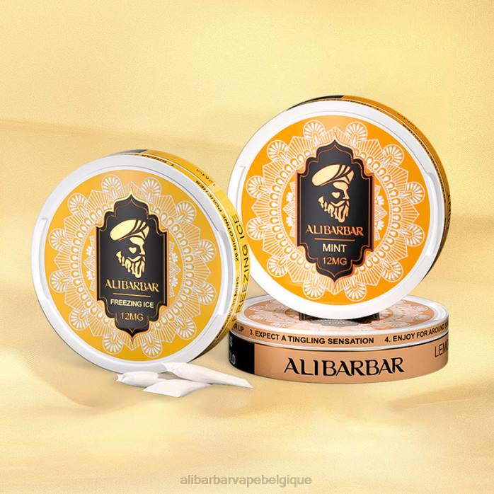 Alibarbar Price myrtille, framboise aigre - Alibarbar sachets de nicotine PD4480