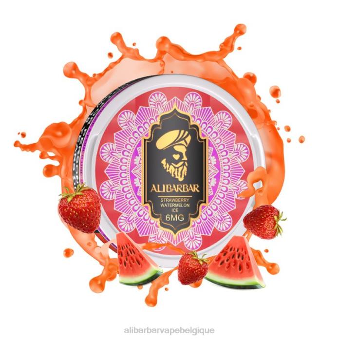 glace à la fraise et à la pastèque